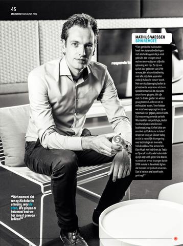 Mede-oprichter Mathijs Vaessen in Mediazine