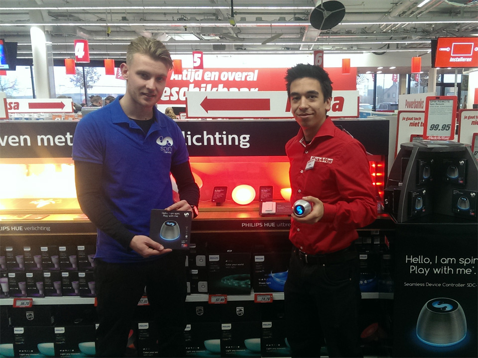 SPIN remote at Media Markt Breda