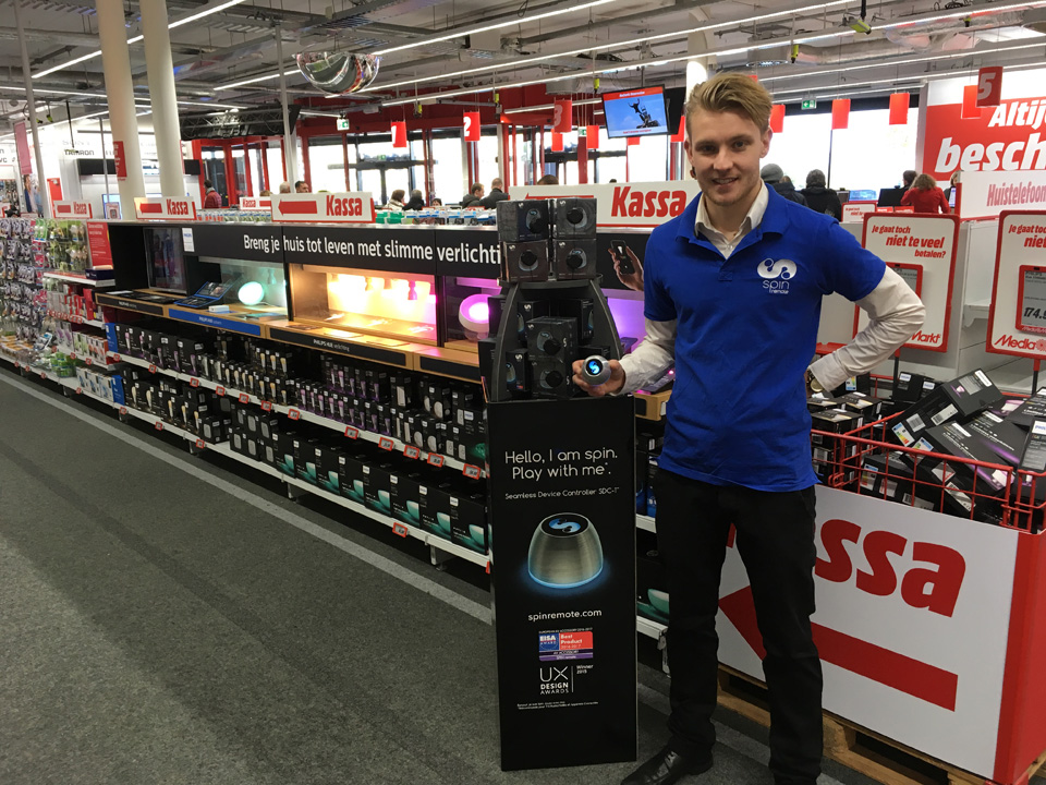 SPIN remote at Media Markt Breda