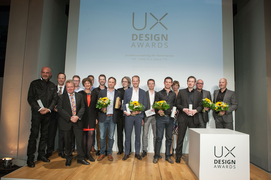 UX Design Awards Ceremony 2015 - ReceptionUX Design Awards Ceremony 2015 at which SPIN remote received its Award for outstanding design and user orientation