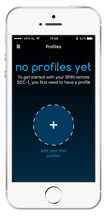 Open the SPIN remote app